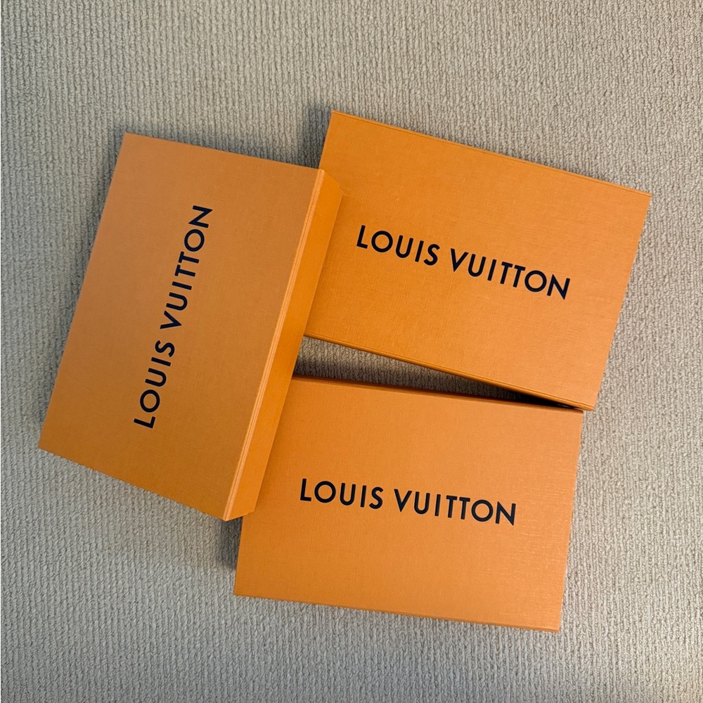 Louis Vuitton Signature Orange Gift Boxes